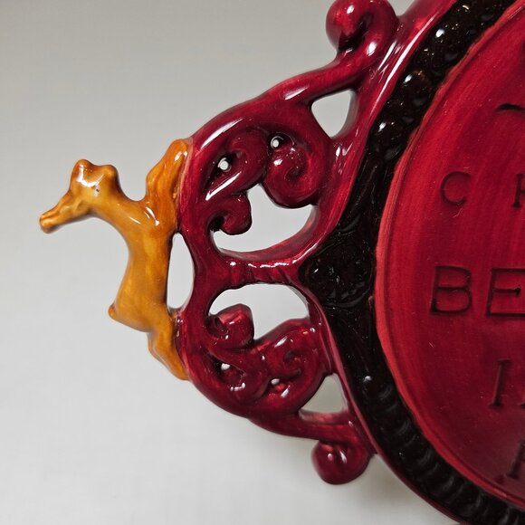 Ganz Ceramic Plate "May The Spirit Of Christmas Be Forever In Your Heart" - Picture 2 of 11